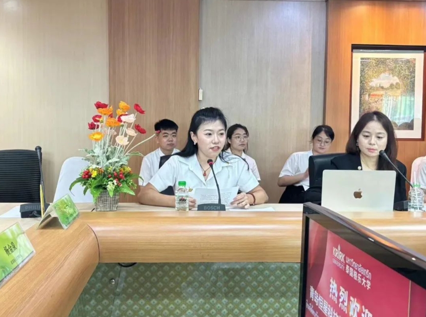 青岛恒星科技学院研学营在泰国格乐大学顺利开营！
