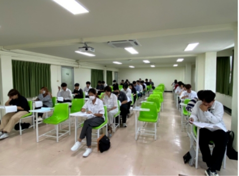 泰国格乐大学成功举办五月份汉语水平考试