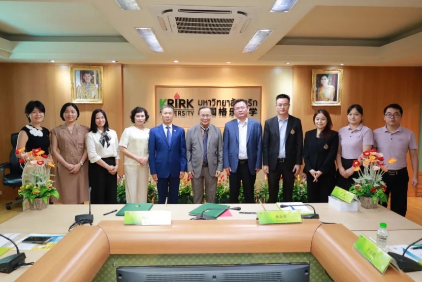 长沙师范学院黄快林副校长一行访问泰国格乐大学